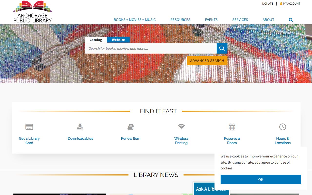 Anchorage people search public library resources