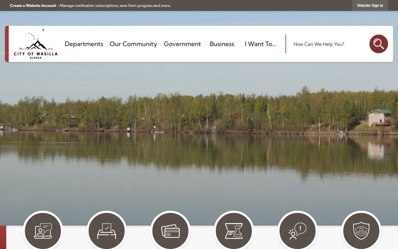 Wasilla City Clerk website for records lookup and people search