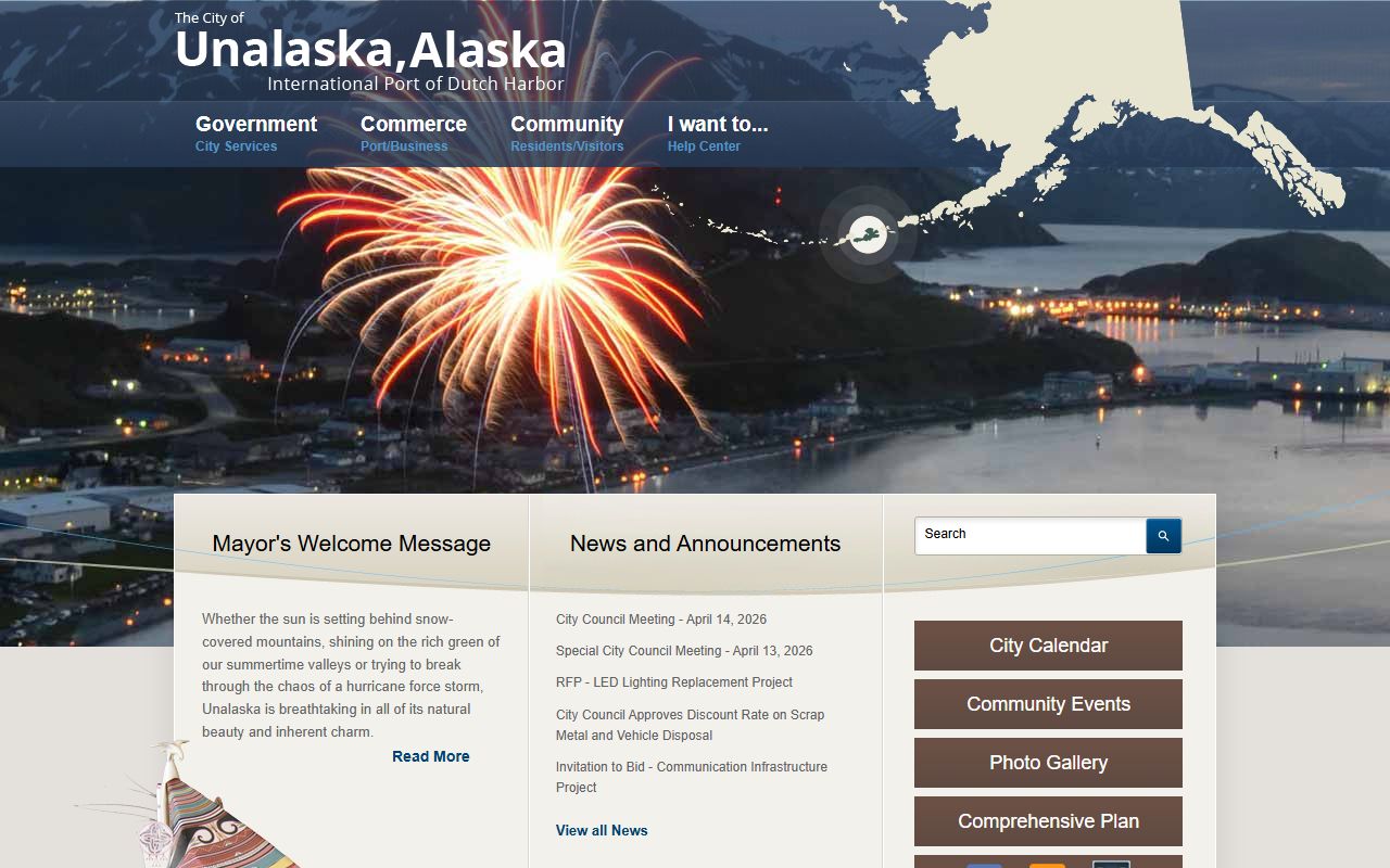 Aleutians West people search City of Unalaska official website
