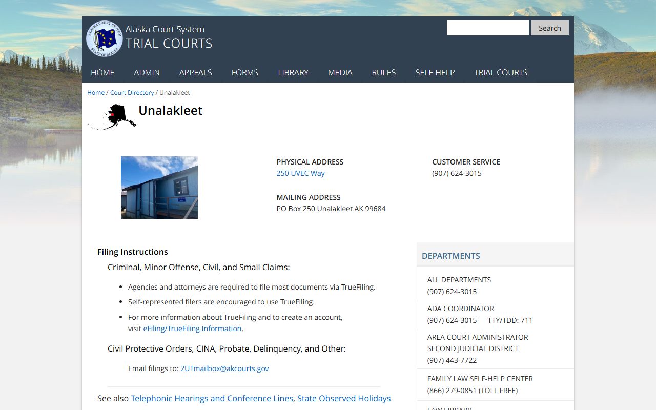 Utqiagvik Superior and District Courts people search portal