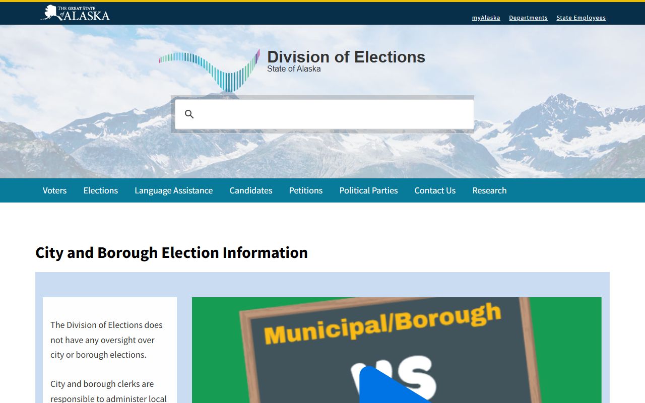 Alaska people search Division of Elections